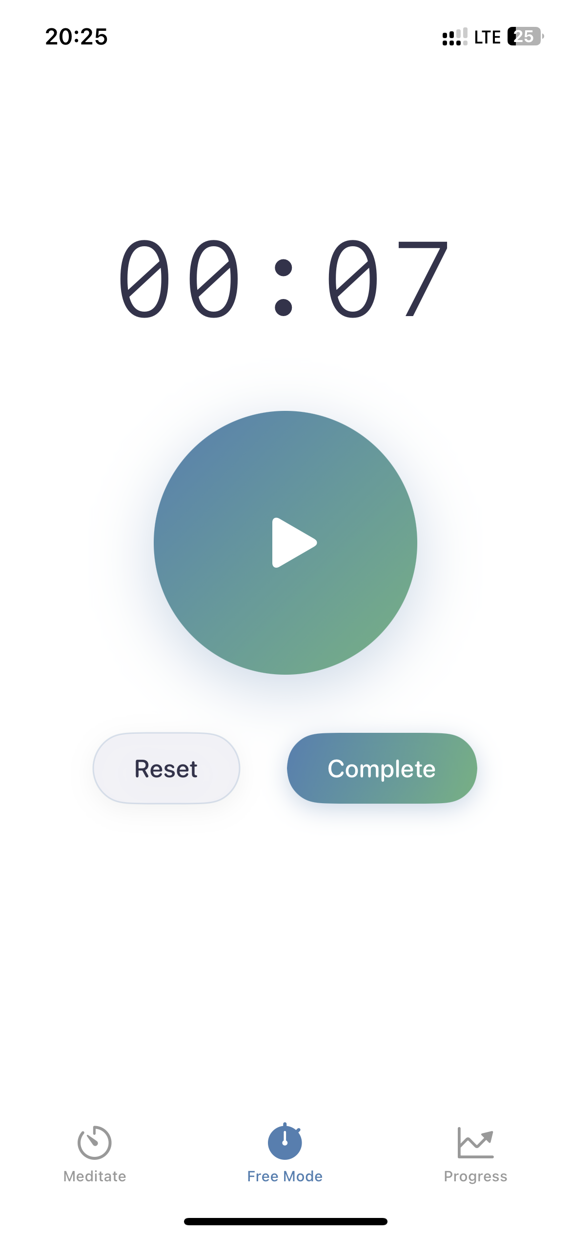 Скриншот приложения Meditimer 9